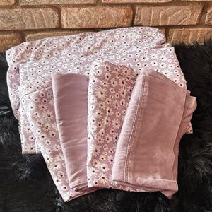 Floral Lavender king size sheets and pillowcases